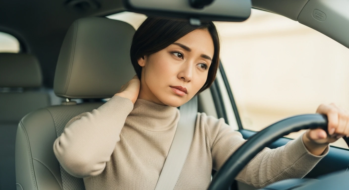 長時間の運転でつらい肩こりに悩んでいませんか？