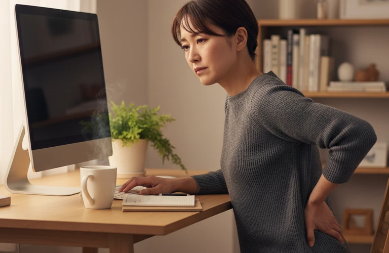 デスクワークのあなたに贈る、背中の張りを解消する専門整体！