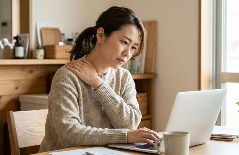 デスクワークでの肩こり、胸椎の可動域を改善し快適な生活へ！