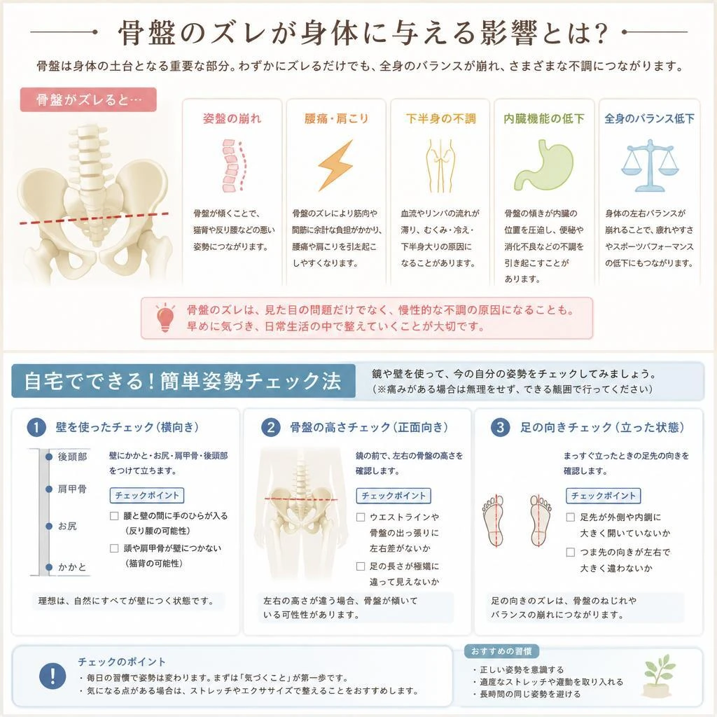 4. 骨盤のズレ｜あなたの姿勢をチェック