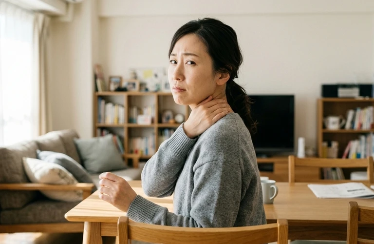 首の痛み、解消します！