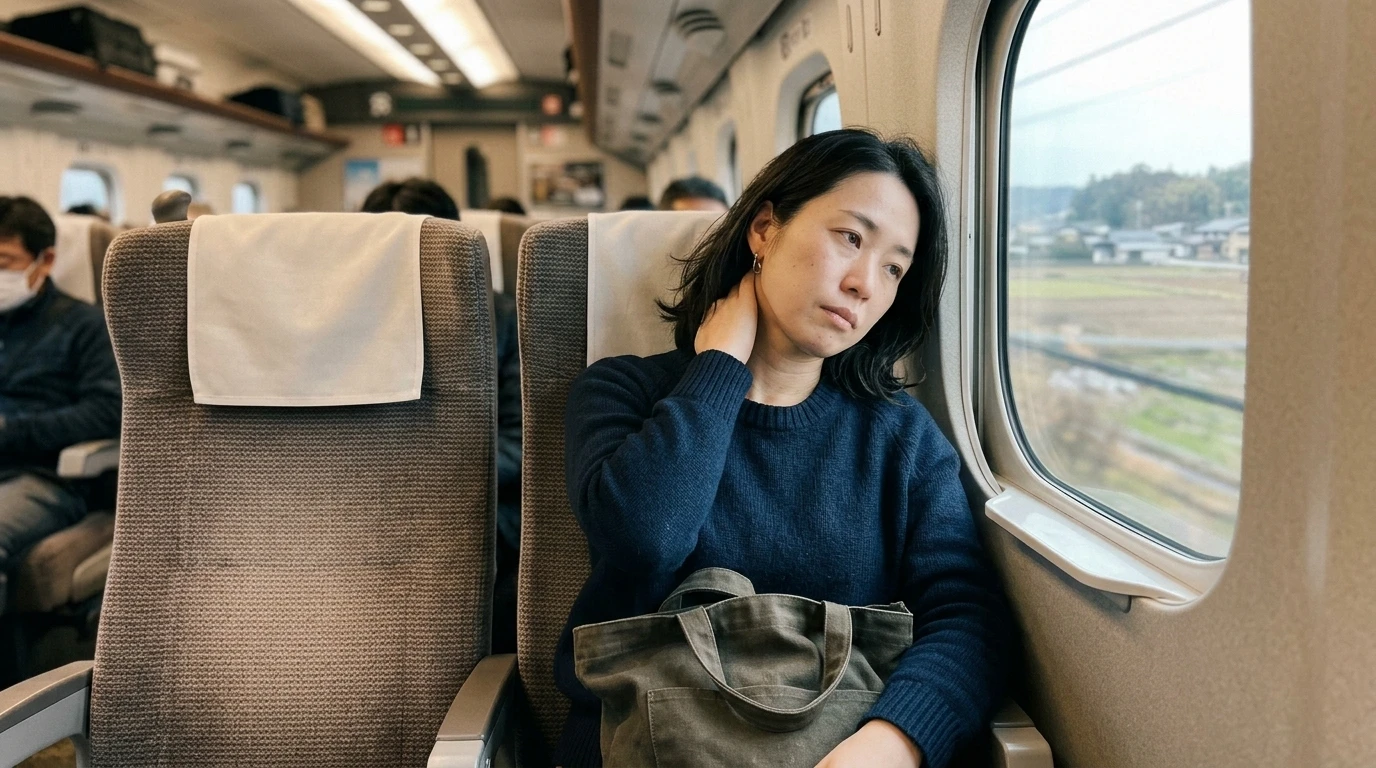 電車移動の疲れ、整体で解消！