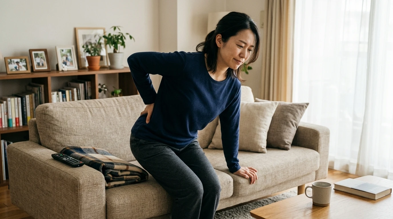 腰のだるさを解消し、身体を軽やかに！